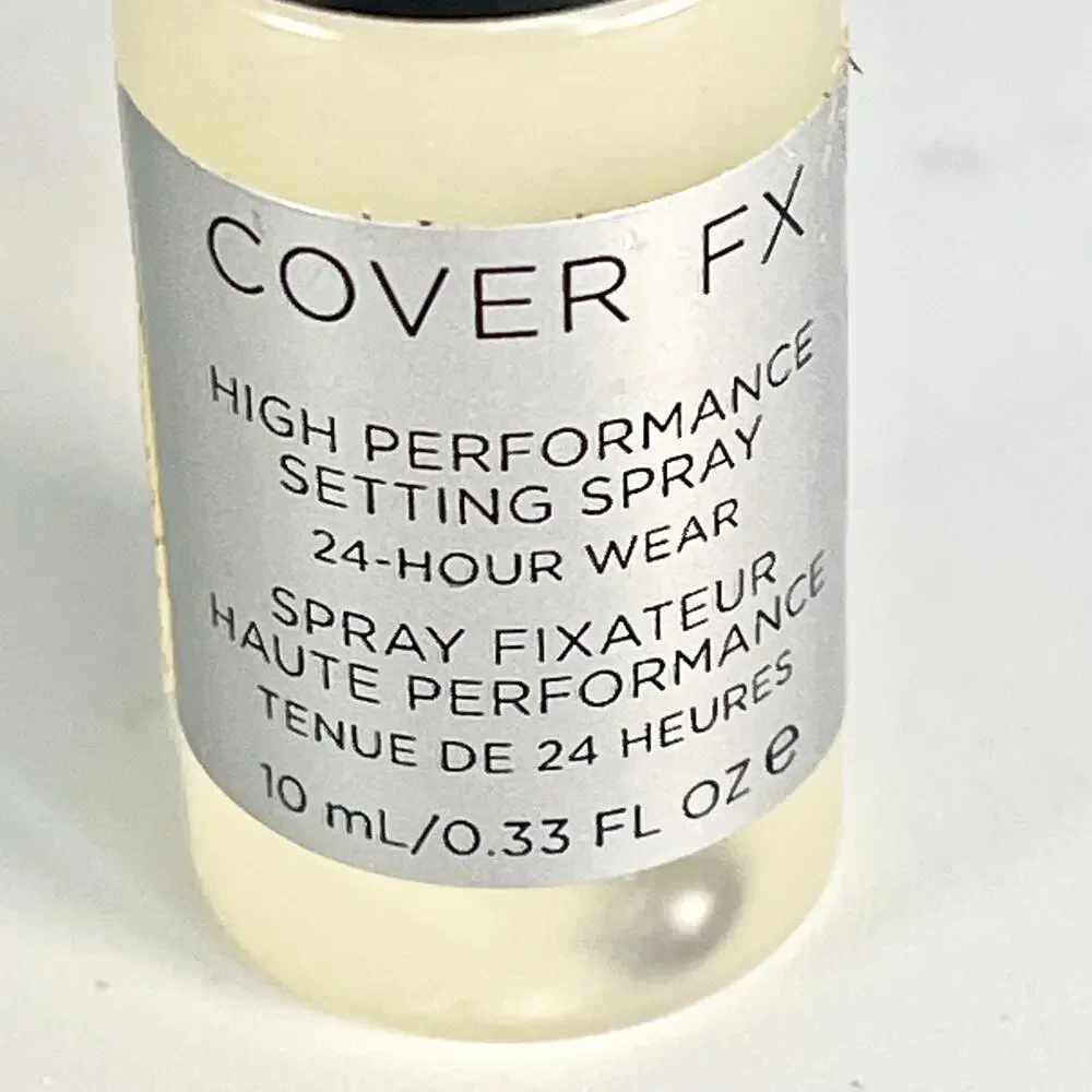 Cover FX High Performance 24htr Makeup Setting Spray Travel .33 fl oz 10ml New